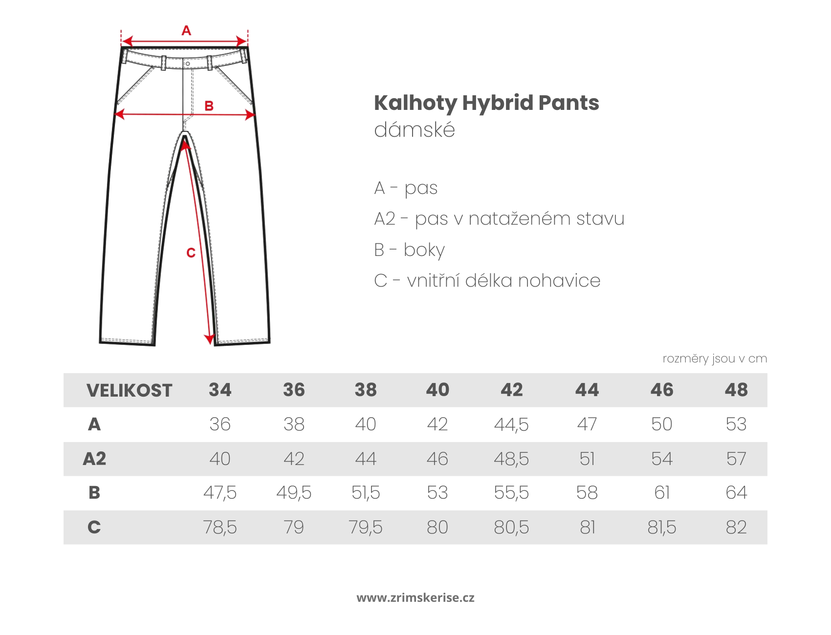Kalhoty Hybrid Pants (dámské)