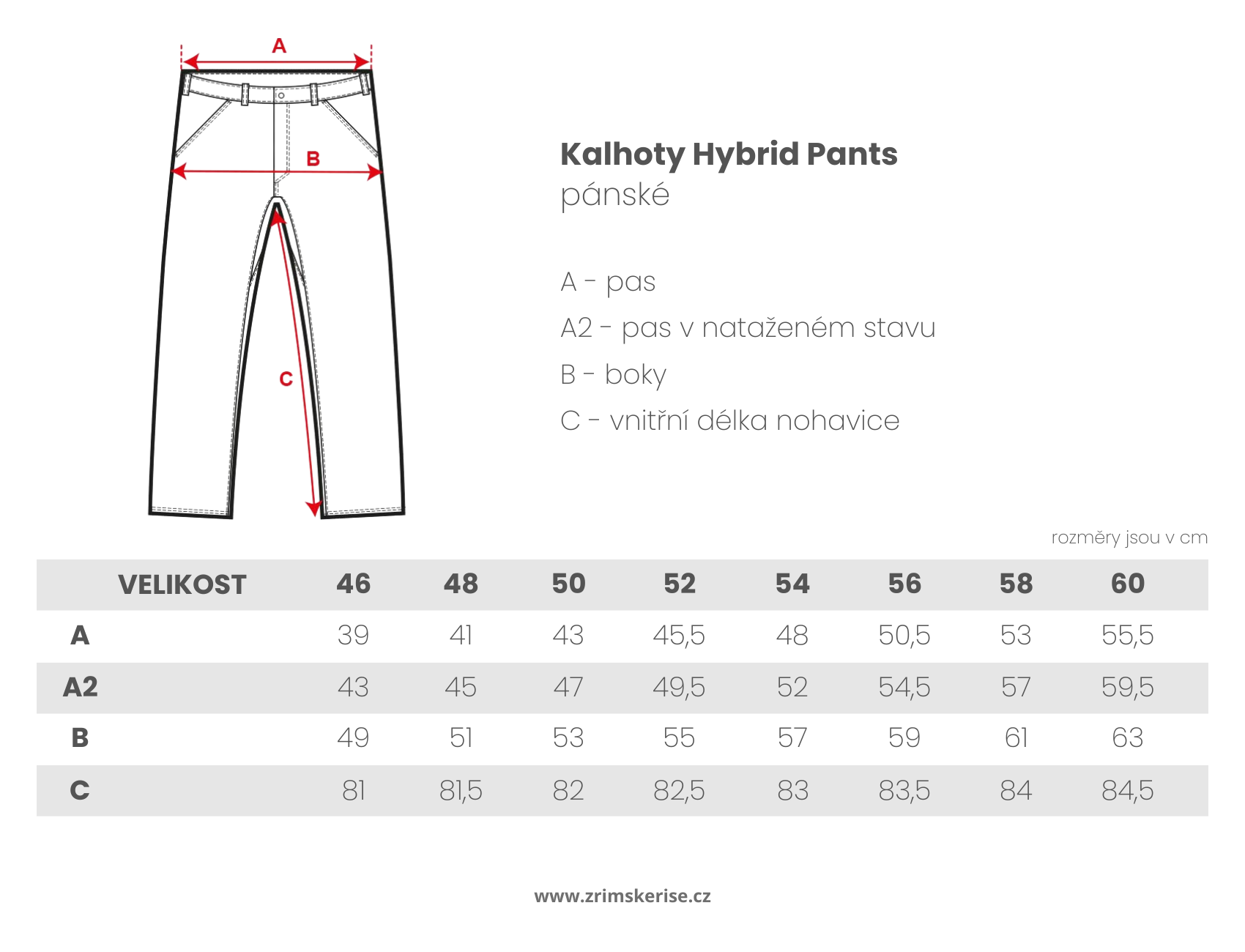 Kalhoty Hybrid Pants (pánské)