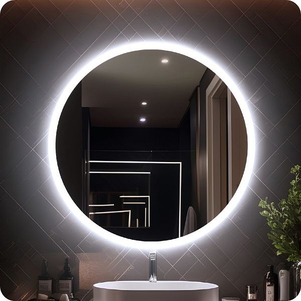 LED zrkadlo Classico - Kruhové