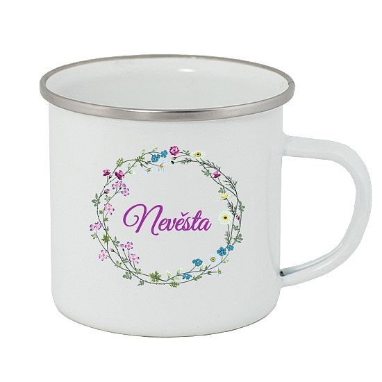 Bílý plecháček - Nevěsta luční kvítí