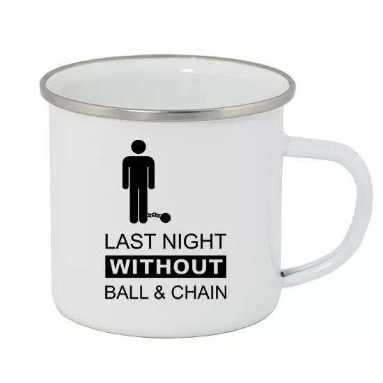 Bílý plecháček - Ball and chain