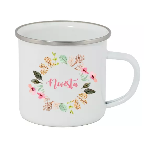 Bílý plecháček - Nevěsta jemný věneček