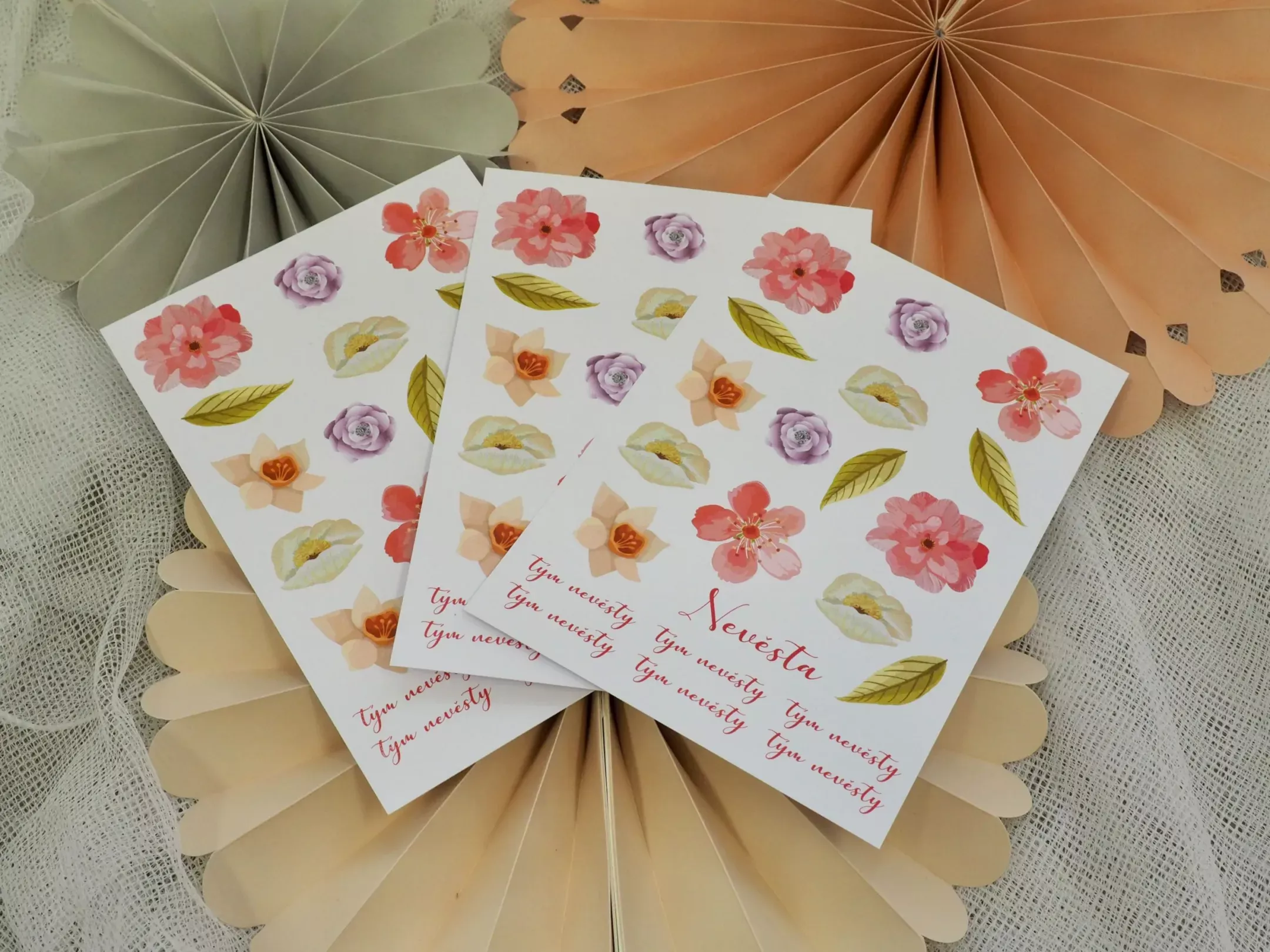 Barevné tetování Akvarelové květy