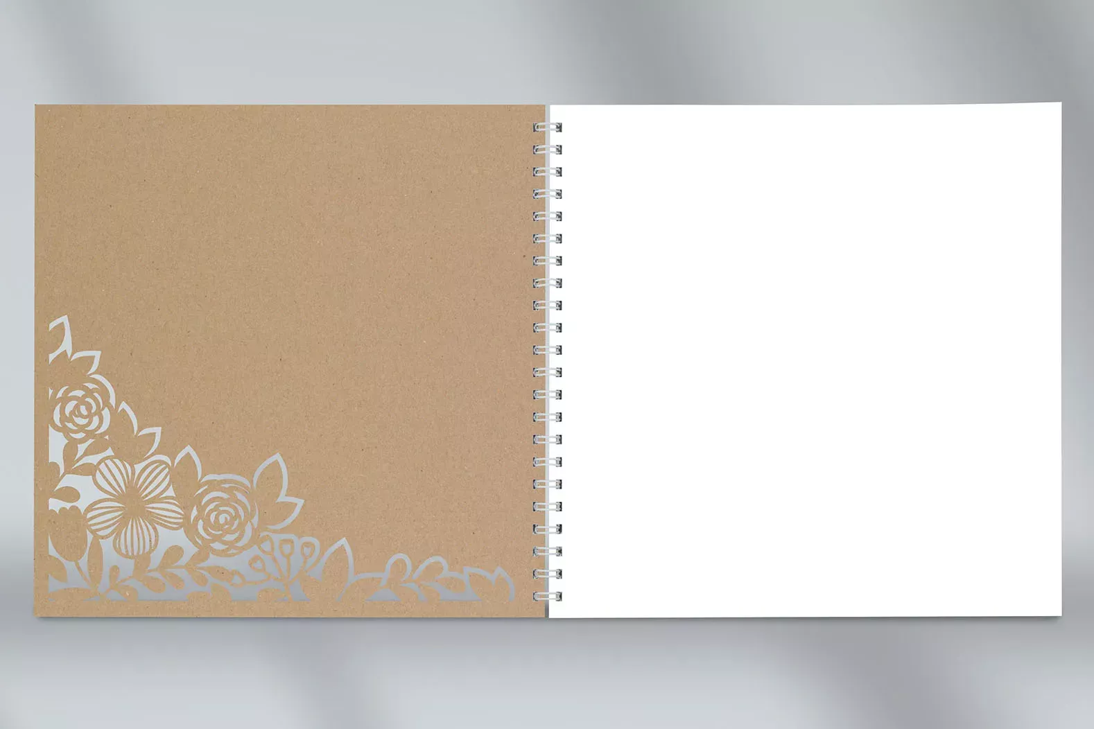 Svatební kniha laser - pivoňky