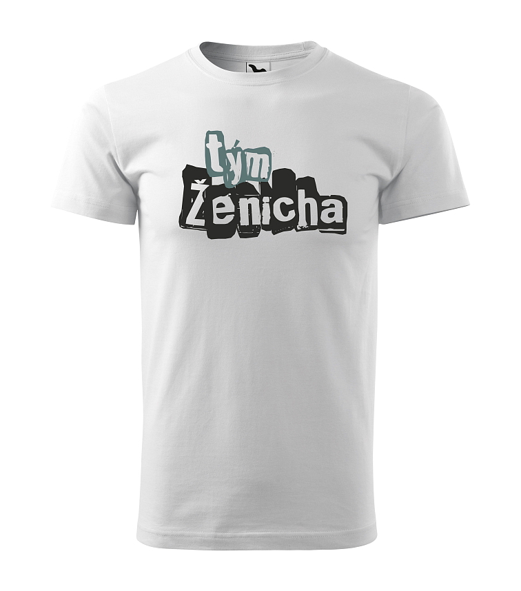 Pánské tričko Tým ženicha punk