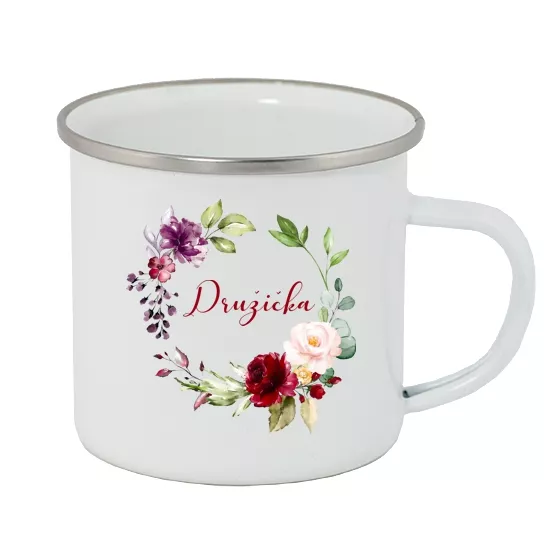 Bílý plecháček - Družička růže