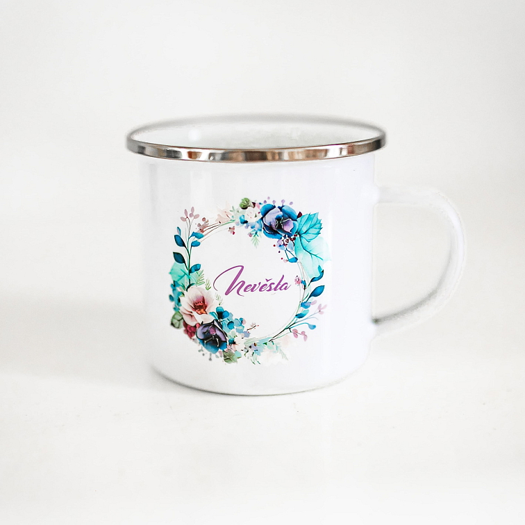 Bílý plecháček - Nevěsta bohatý věneček