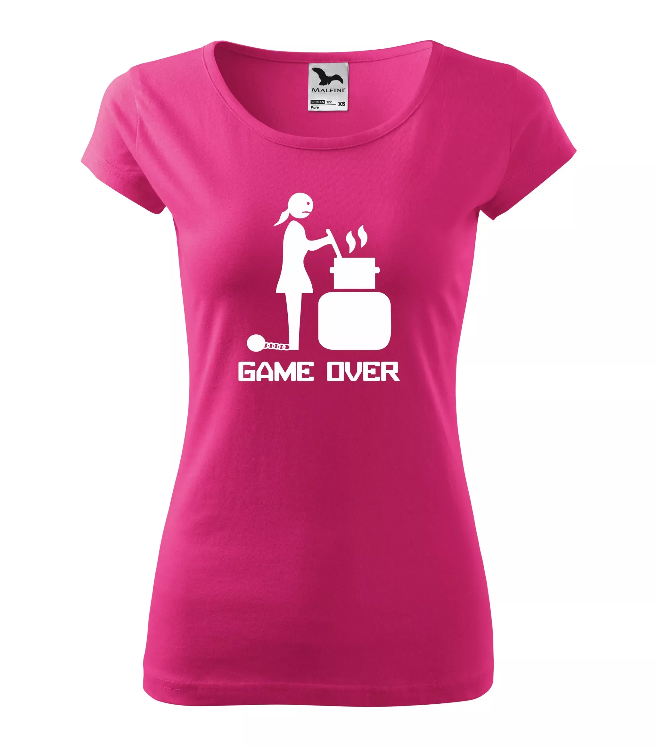 Dámské tričko purpurová - Game over