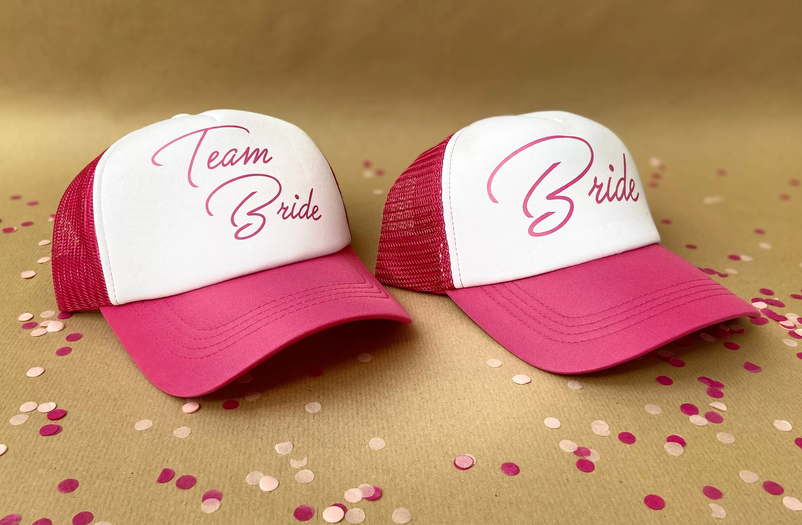 Růžovo-bílá kšiltovka - Bride