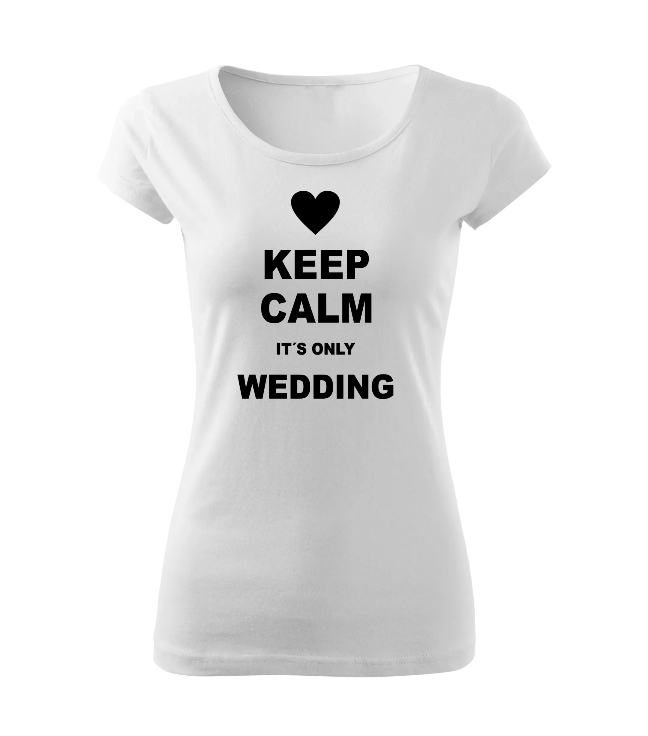 Dámské tričko bílé - Only wedding