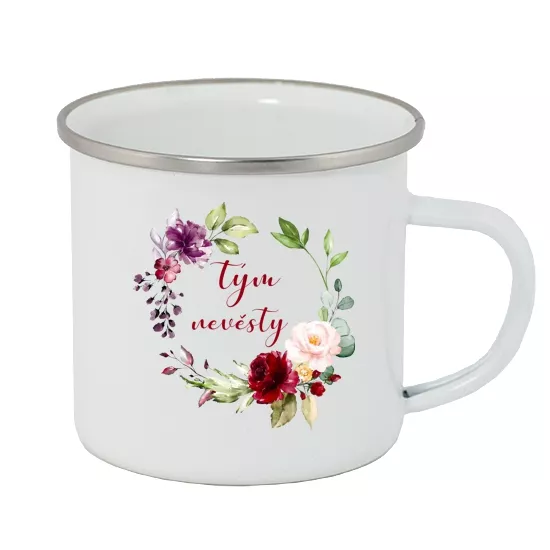 Bílý plecháček - Tým nevěsty růže