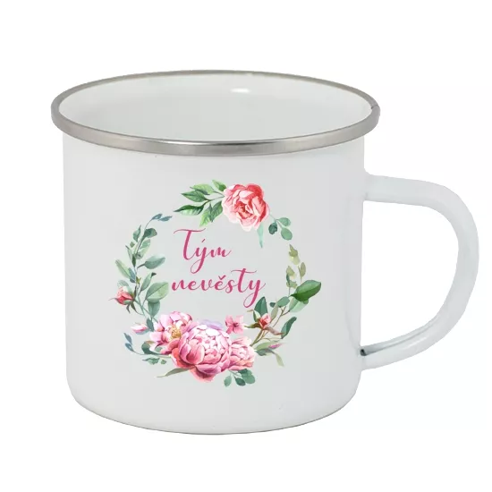 Bílý plecháček - Tým nevěsty pivoňky