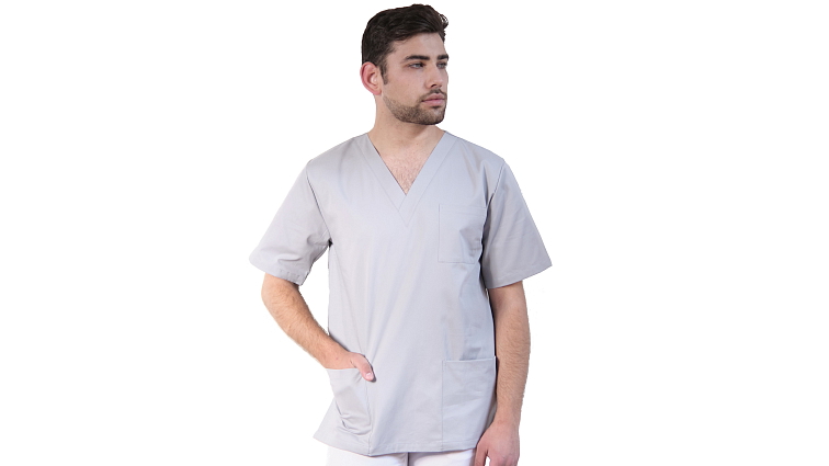 Lékařská halena INFINITE MedStyle šedá - pánská