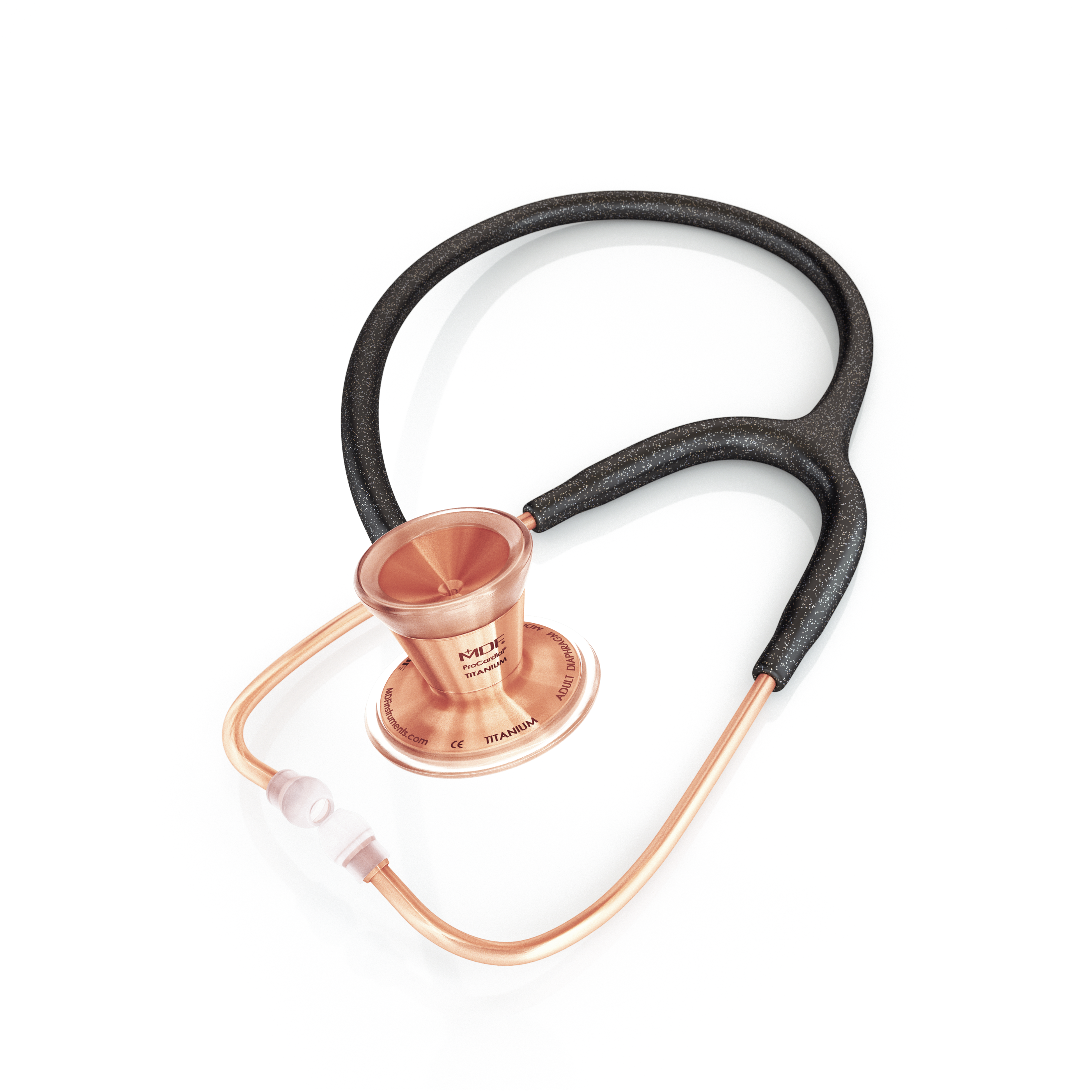MDF ProCardial Titanium - Black Glitter Rose Gold