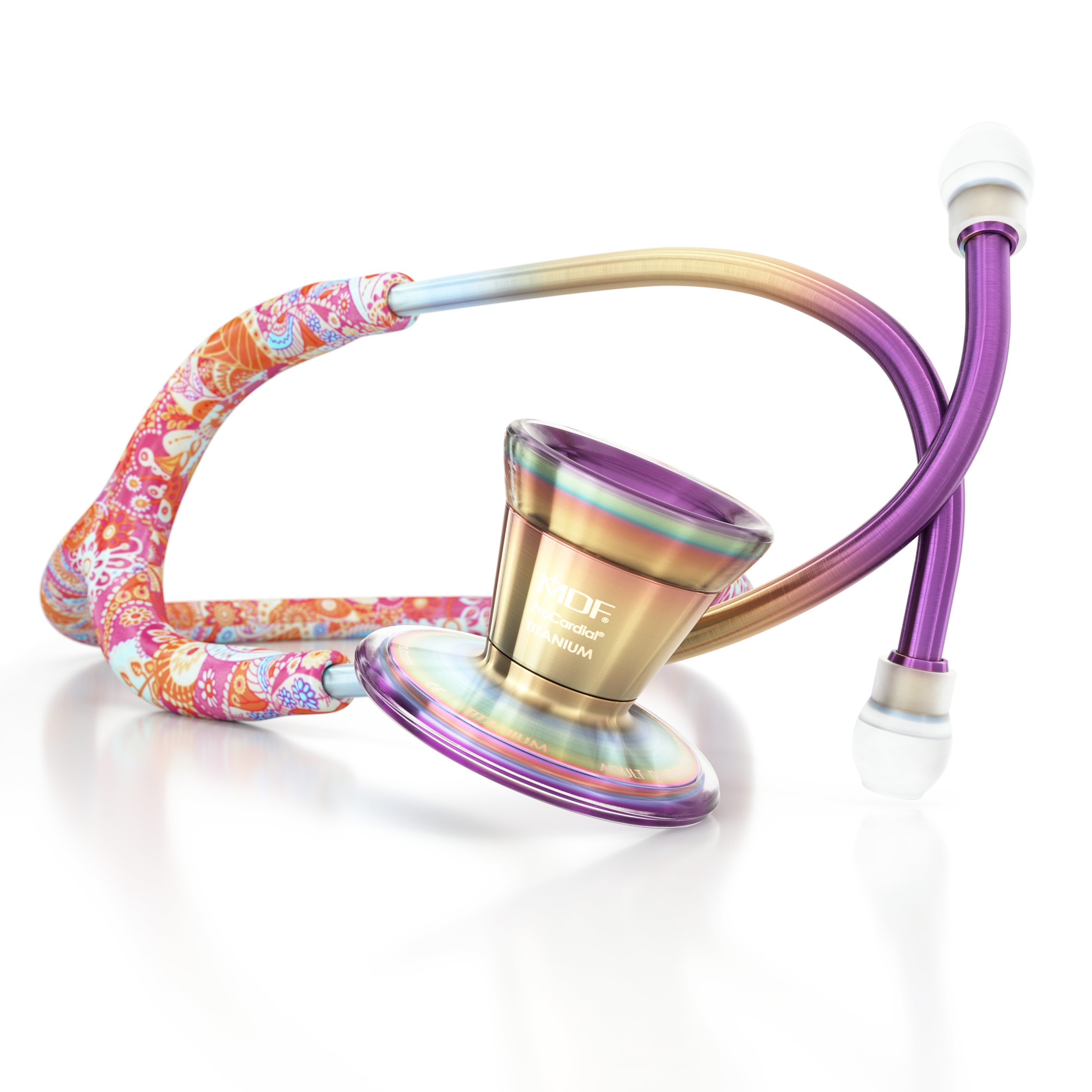MDF ProCardial Titanium - Royal Dutch Paisley Kaleidoscope
