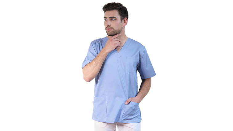 Lékařská halena INFINITE MedStyle modrá - pánská