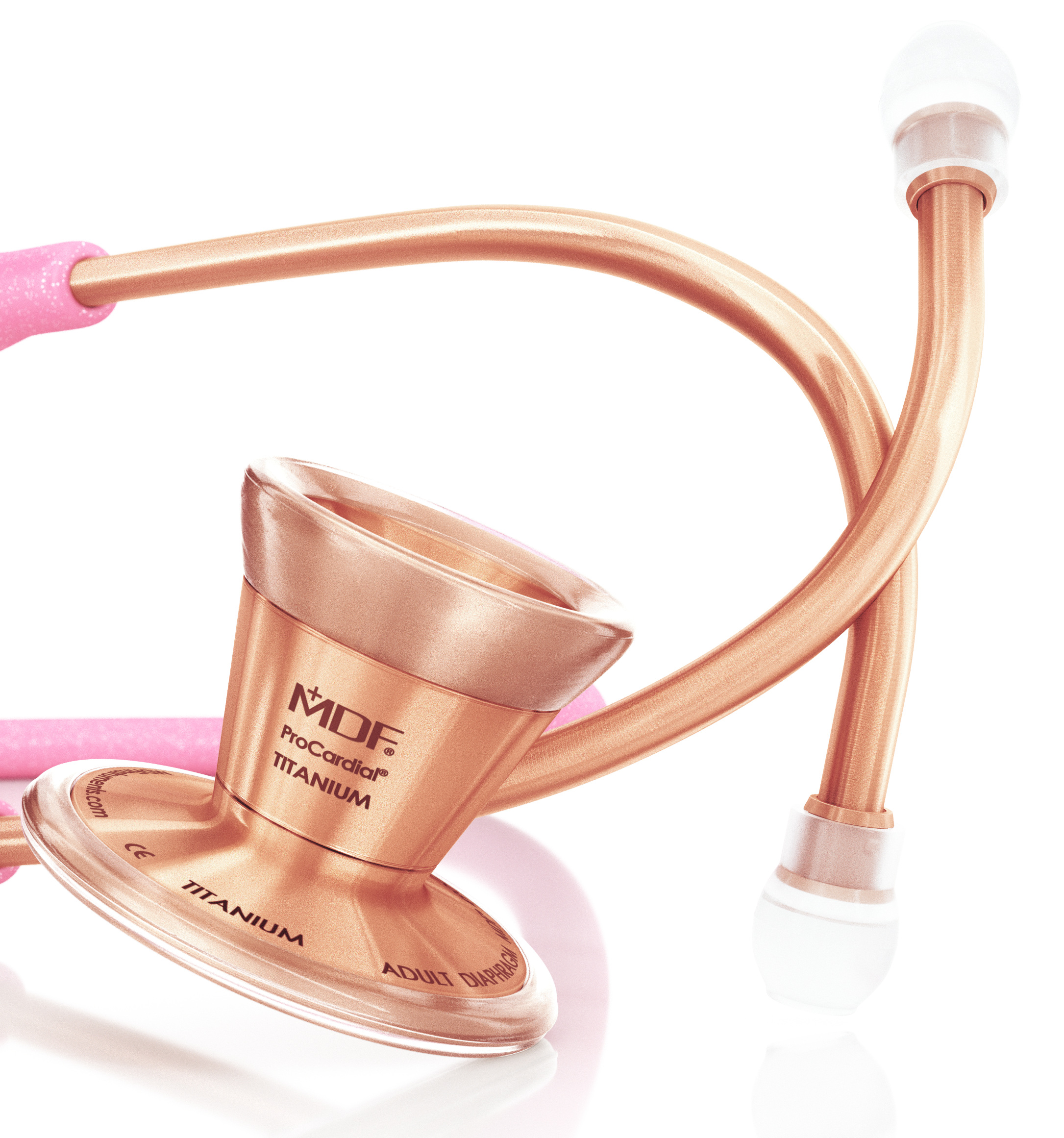 MDF ProCardial Titanium - Pink Glitter Rose Gold