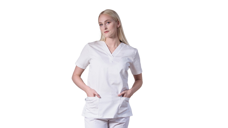 Lékařská halena SU dámská - bílá