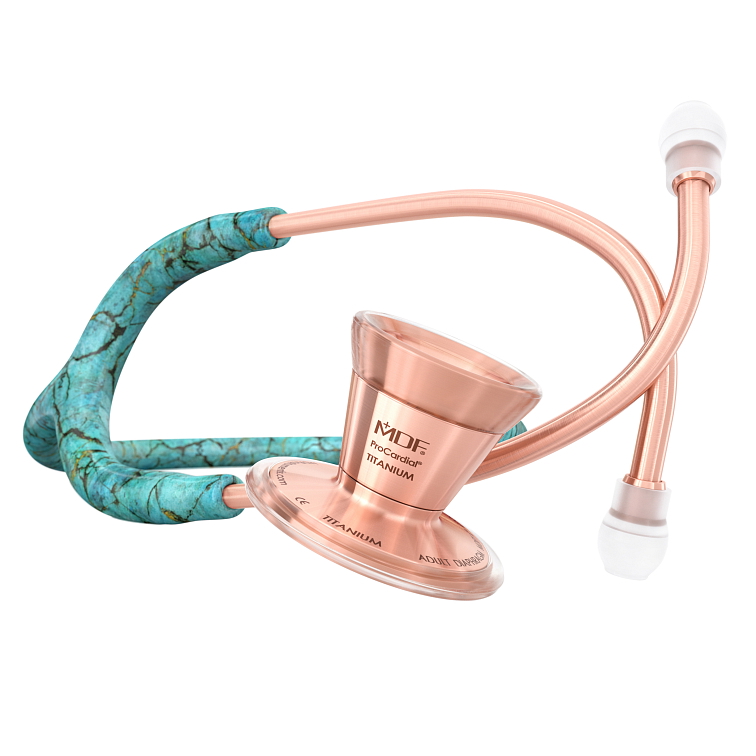 MDF ProCardial Titanium - Turquoise Rose Gold