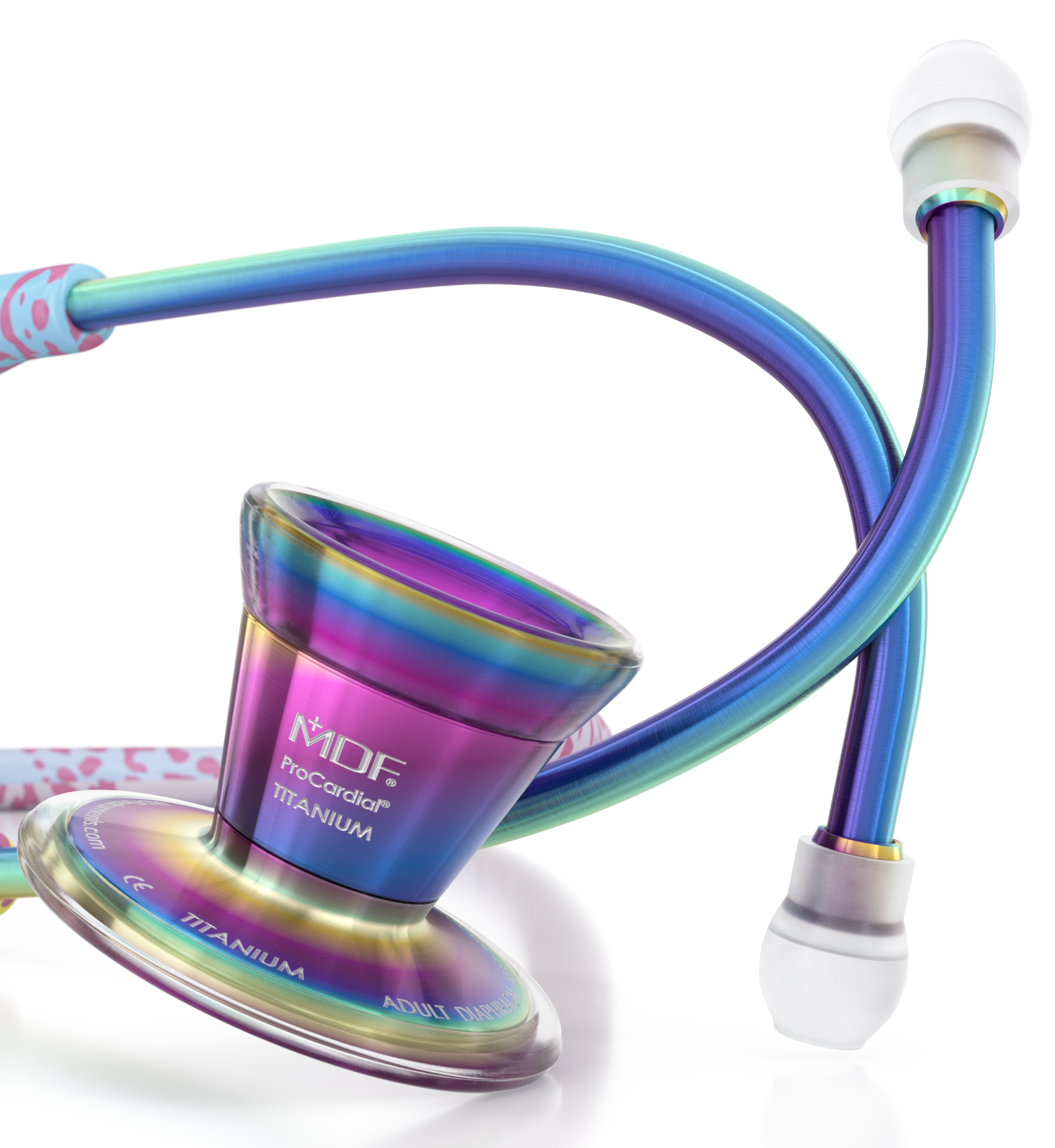 MDF ProCardial Titanium - Rainbow Leopard Kaleidoscope