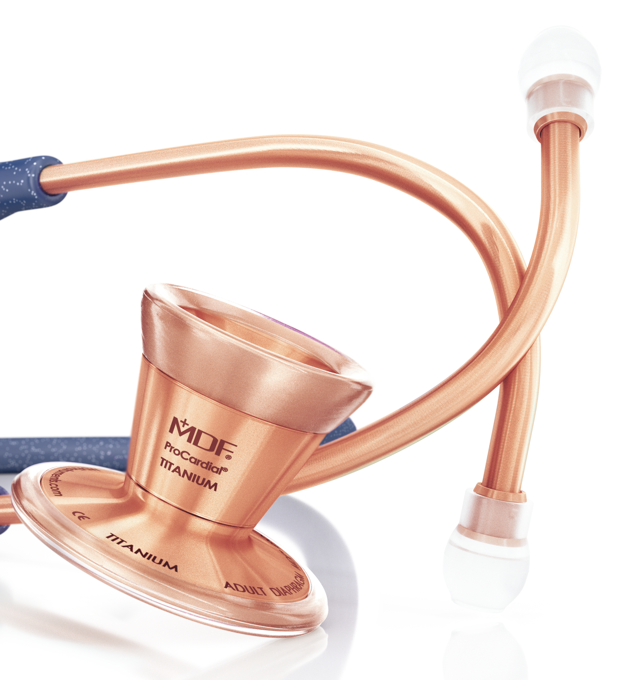 MDF ProCardial Titanium - Navy Blue Glitter Rose Gold