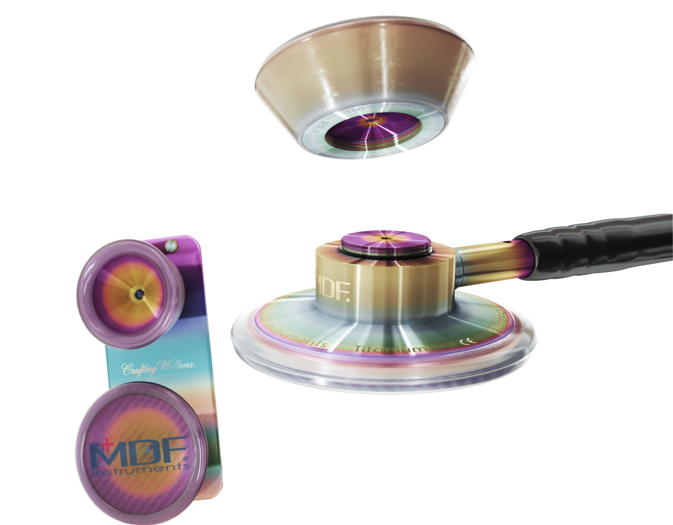 Nástavce pro MD One Titanium - Kaleidoscope