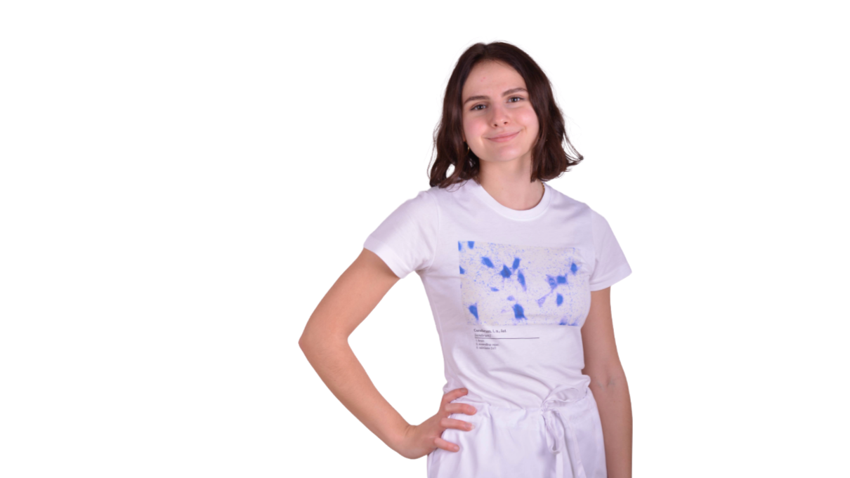 Histologické tričko dámské - mozek