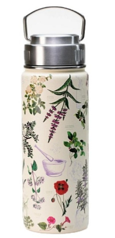 Ocelová láhev 500 ml - léčivé byliny