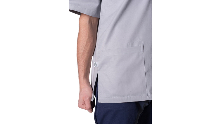 Lékařská halena INFINITE MedStyle šedá - pánská