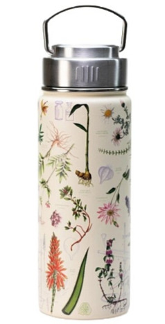 Ocelová láhev 500 ml - léčivé byliny