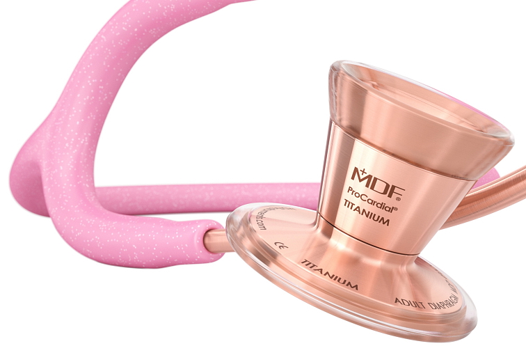 MDF ProCardial Titanium - Pink Glitter Rose Gold