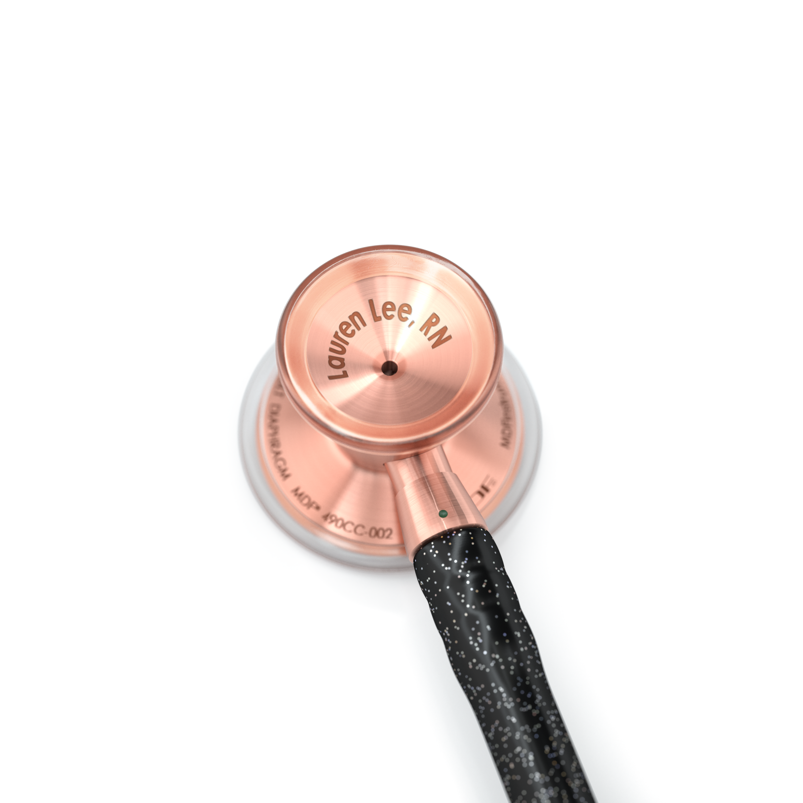 MDF ProCardial Titanium - Black Glitter Rose Gold