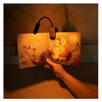 Lampička na čtení s klipem bez modrého světla