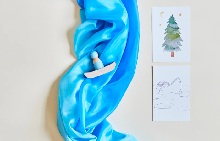 Hedvábné předplatné Sarah`s Silks: Playsilk in the Mail