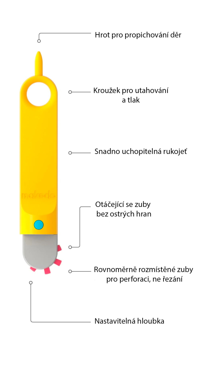 Makedo / EXPLORE - Kreativní sada nástrojů ke kartonu