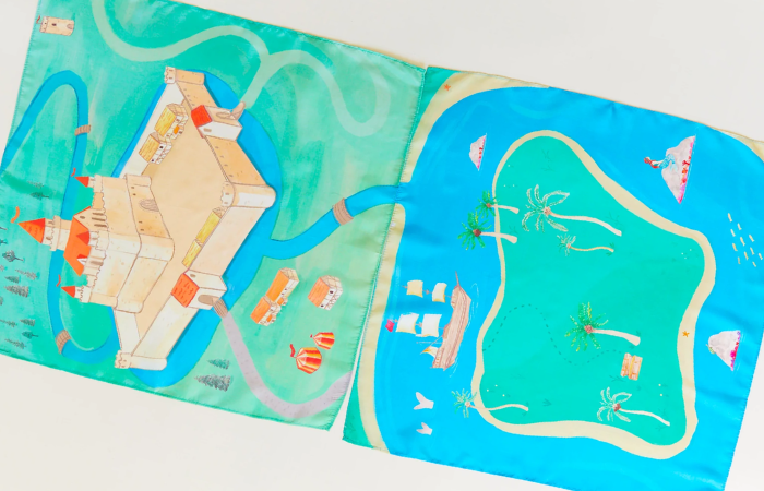 Hedvábné předplatné Sarah`s Silks: Playsilk in the Mail