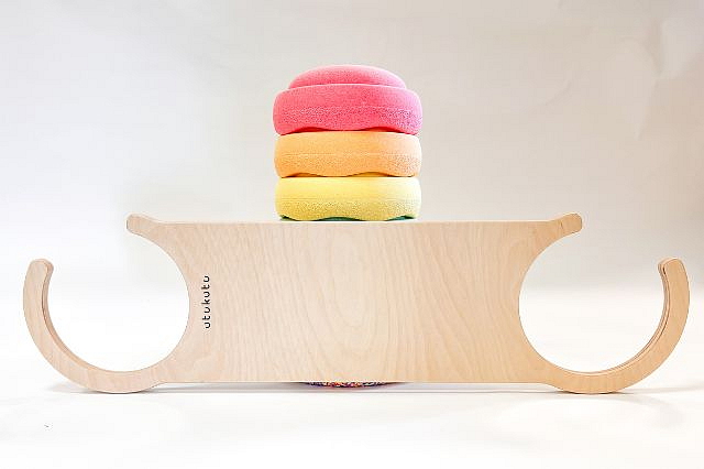 Dřevěná lávka Utugou - úzká