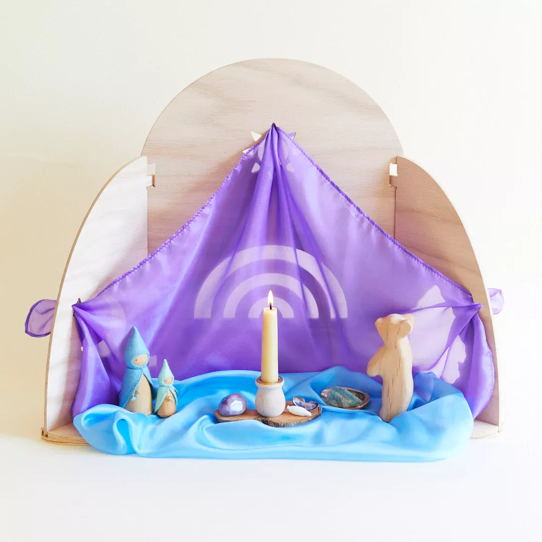 Sezónní polička podle Waldorsfké pedagogiky