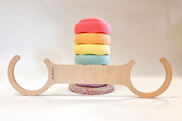 Dřevěná lávka Utugou - široká