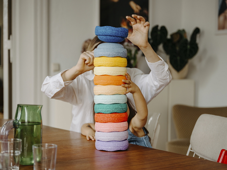 Stapelstein Mini pastelové