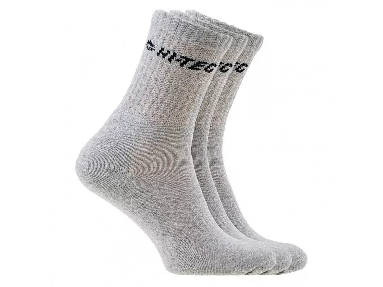 HI-TEC Chiro pack - sada tří párů vysokých ponožek (světle šedé)