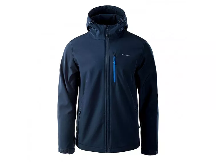 ELBRUS Ifar II - pánská softshellová bunda (modrá)