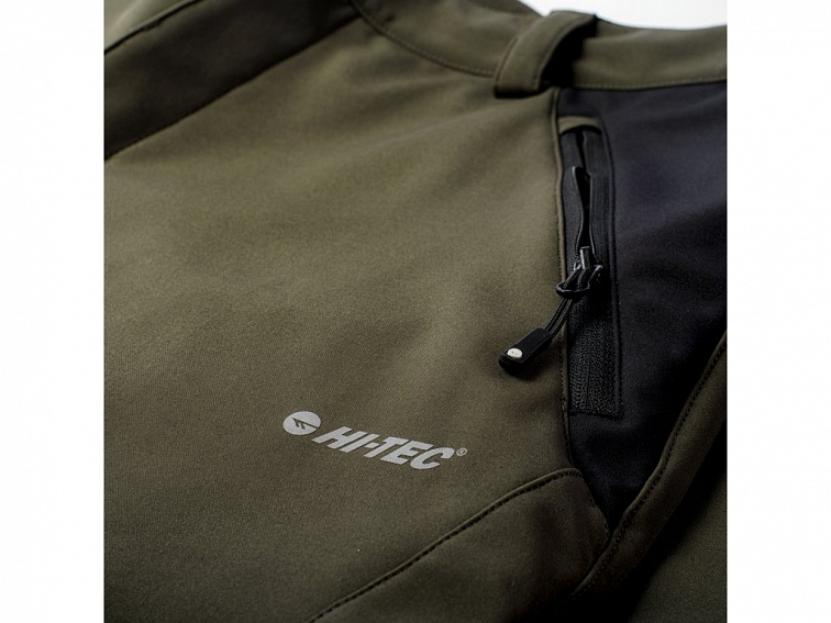 HI-TEC Astoni - pánské softshellové kalhoty (olivové)