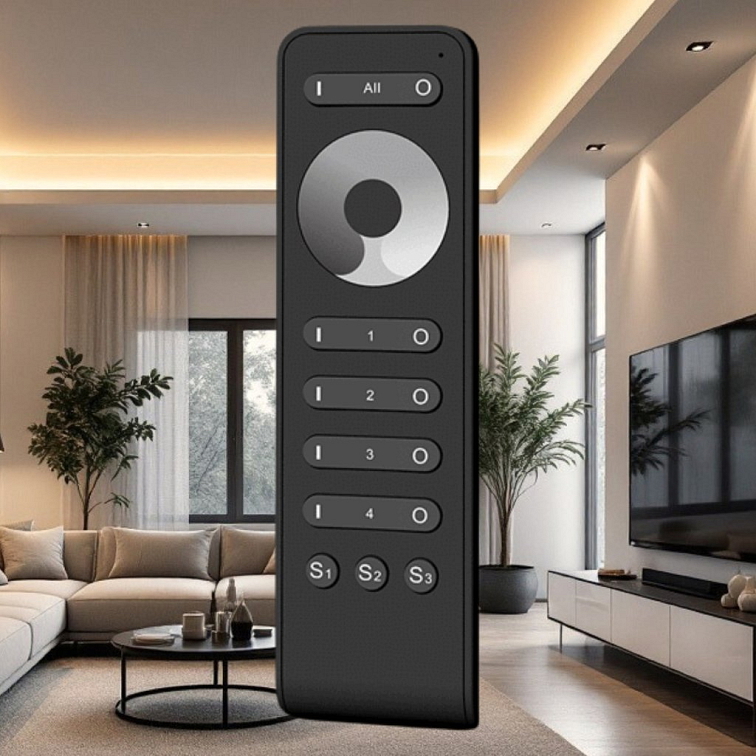 LED ovládač RF11 - 4 okruhy + ON/OFF všetky okruhy