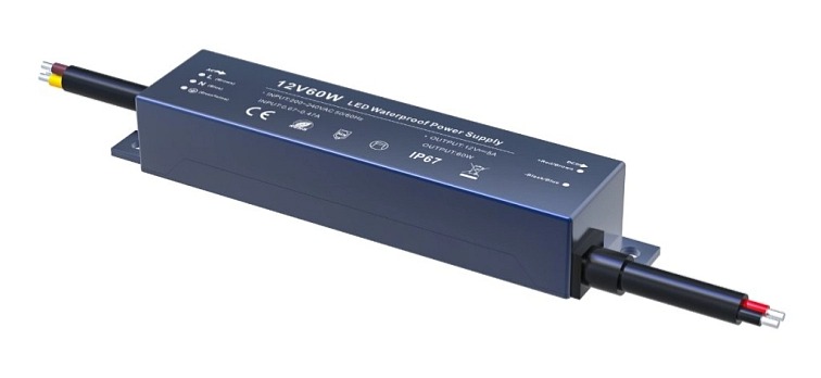 LED napájací zdroj 60W, 12V, IP67 - MINI