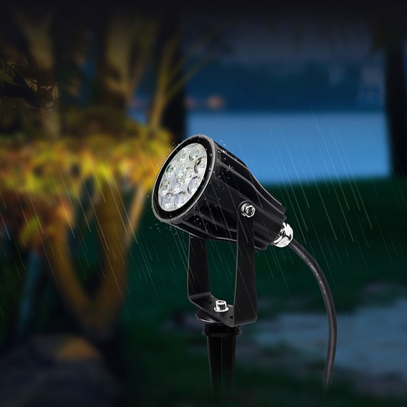 LED záhradný reflektor 6W RGB+Dual-White (2.4GHz)