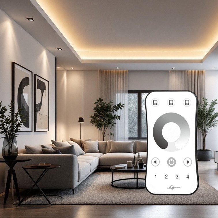 LED ovládač RF10 4 okruhy