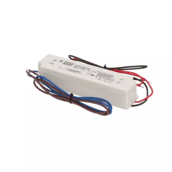 LED napájací zdroj 36W, 24V, IP67 - Vodeodolný MEAN-WELL