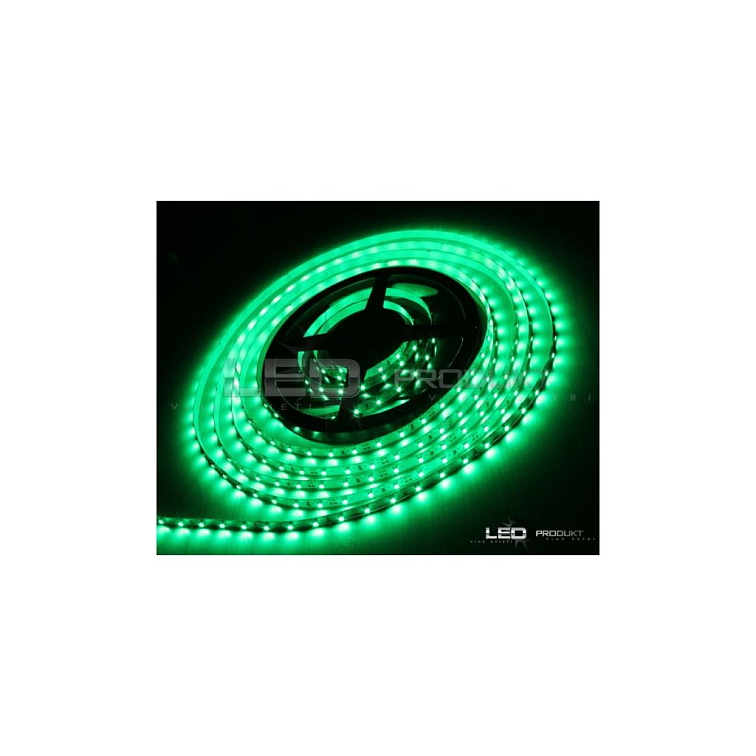 5m LED pásik 60LED/m SMD2835 4,8W/m zelený IP20 12V