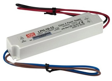 LED napájací zdroj 18W, 12V, IP67 - Vodeodolný MEAN-WELL
